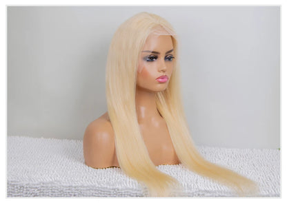 13x4 13x6 360 HD Transparent 613 Honey Blonde Color Lace Front Human Hair Wigs for Women Raw Brazilian Straight Lace Frontal Wig