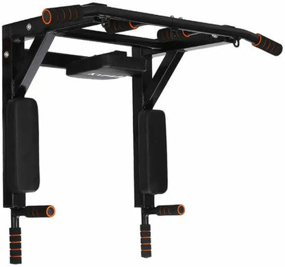 Pull up Bar Multi-Function Power Tower Dip Station Core Training Fitness Equipment Rack with Backrest and Resistance Band Home Use Training Equipment. 20 kg